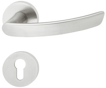 Sada dveřních klik, FSB model 79 1119 nerez, požárně odolné dveře