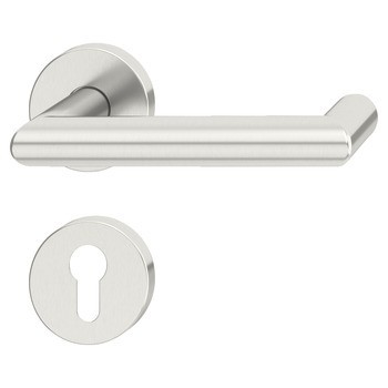 Sada dveřních klik, Häfele Startec model PDH 5106, nerez, požárně odolné dveře