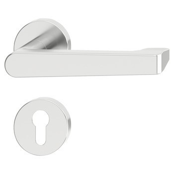 Sada dveřních klik, Häfele Startec model PDH 5234, hliník, požárně odolné dveře, panikové dveře