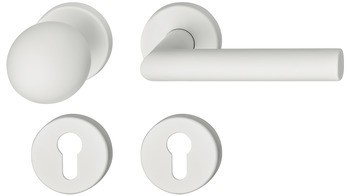 Sada dveřních klik, Hewi model 162PBR01.230, polyamid, požárně odolné dveře