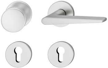 Sada dveřních klik, FSB ASL® model 11 1005/12 1005, hliník