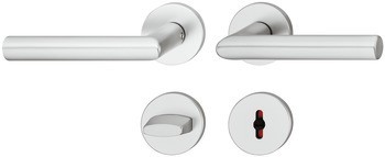 Sada dveřních klik, FSB ASL® model 11 1076/12 1076, hliník