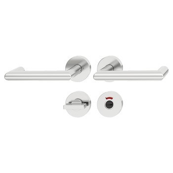 Sada dveřních klik, Hliník, Startec, PDH5206, rozeta