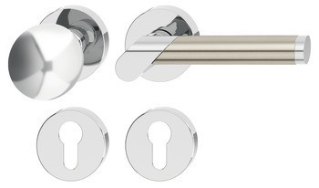 Sada dveřních klik, Jatec Skyline JTC 462-D17 zinková slitina/nerez