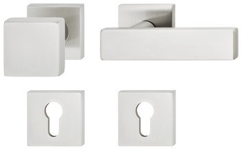 Sada dveřních klik, FSB ASL® model 11 1003/12 1003, nerez