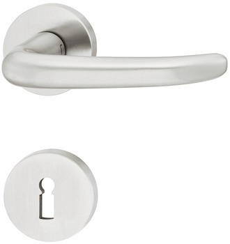 Sada dveřních klik, FSB ASL® model 11 1023/12 1023, nerez