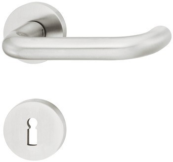 Sada dveřních klik, FSB ASL® model 11 1070/12 1070, nerez
