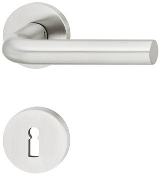 Sada dveřních klik, FSB ASL® model 11 1075/12 1075, nerez