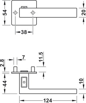 Sada klik, Nerez, Startec, model LDH 0160-S