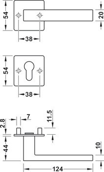 Sada klik, Nerez, Startec, model LDH 3160