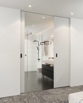 Sada kolejnic, pro řešení dveří do kapsy, pro Häfele Slido D-Line11 50I / 80I / 120I, 50L / 80L / 120L, 50J / 80J / 120J kování pro posuvné dveře