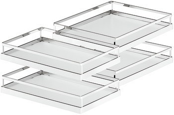 Sada košů nebo polic, Otočné kování do rohové skříňky Kesseböhmer MagicCorner