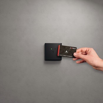 Sada nástěnného terminálu, Häfele Dialock WT 300, Häfele design, 81 x 81 mm