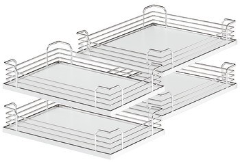 Sada košů nebo polic, Otočné kování do rohové skříňky Kesseböhmer MagicCorner