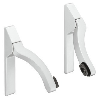 Sada ramene sklopné páčky, nerez nebo hliník, BKS, pro pasivní křídlo, slepá sada