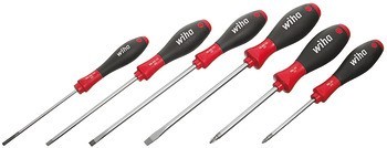 Sada šroubováků, S kulatou čepelí Soft Finish®, 6 ks, chrom-molybden-vanadová ocel