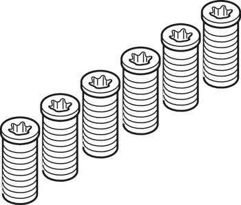 Sada šroubů, pro Hawa Concepta III 25/35