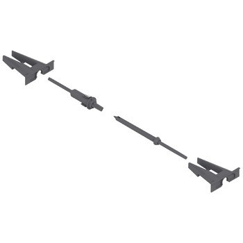 Sada synchronizačního pastorku, individuální, spojka a držák pro Blum Legrabox Pure/Free Tip-On a Movento 760 H/766 H s Tip-On