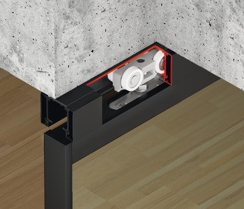 Sada zárubní, včetně montážních dílů, podlahového vedení a těsnění, pro tloušťku panelu 5–8,7 mm