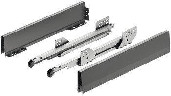 Sada zásuvky, Sada, Häfele Matrix Box P Plus, s více než plnovýsuvem, výška bočnice zásuvky 115 mm