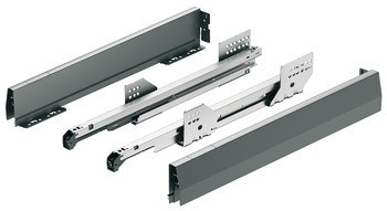 Sada zásuvky, Sada, Häfele Matrix Box P Plus, s více než plnovýsuvem, výška bočnice zásuvky 92 mm