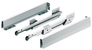 Sada zásuvky, Sada, Häfele Matrix Box P Plus, s více než plnovýsuvem, výška bočnice zásuvky 92 mm