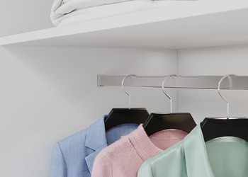 Šatní tyč, hranaté 25 x 15 mm