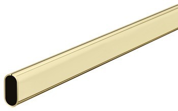 Šatní tyč, OVA 30 x 15 mm, ocel, válcovaná