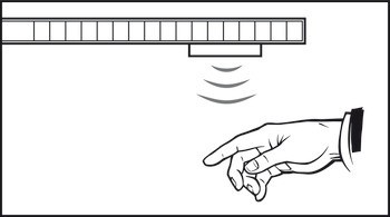 Senzorový spínač, Bezdotykové zapínání/vypínání, 230 V