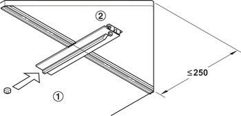 Sklápěcí kování, TKB, kování pro rozkládací stoly