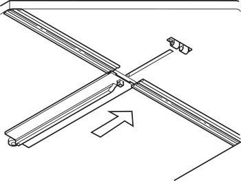 Sklápěcí kování, TKB, kování pro rozkládací stoly