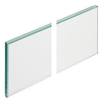 Skleněný panel, pro systém zásuvkových výsuvů s bočnicí Häfele Matrix Box P Plus