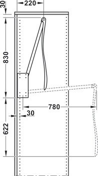 Sklopná tyč, Häfele Dresscode