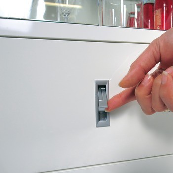 Sklopná úchytka/sklopný háček, Häfele Déco, pro sklápění, zinková slitina,