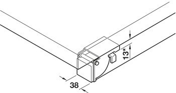 Sklopné kování, pro stoly a lavice, kování pro sklopný stůl