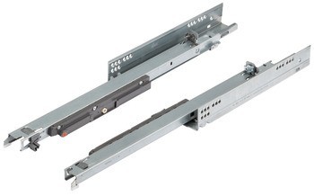 Skrytý výsuv, Blum Movento 760 H plnovýsuv, nosnost do 40 kg, ocel, povrchová montáž, bez zajišťovacího kování