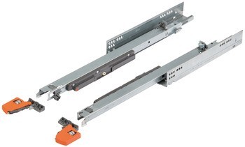 Skrytý výsuv, Blum Movento 760 H plnovýsuv, nosnost do 40 kg, ocel, povrchová montáž, se zajišťovacím kováním, artikl identický s předchůdcem
