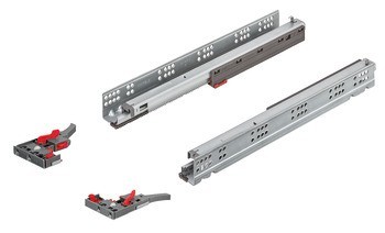 Skrytý výsuv, Häfele Matrix Runner UM A 30, plnovýsuv, nosnost do 30 kg, synchronní pohyb