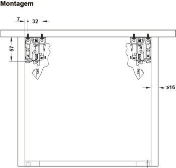 Skrytý výsuv, Häfele Matrix Runner UM A30, plnovýsuv, nosnost do 30 kg