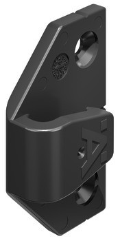 Součást na rám, Häfele Pacofix PF-L-R, zahnutá, s montážním držákem