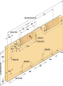 Standardní sada, Finetta F-Flush53 50A, sada