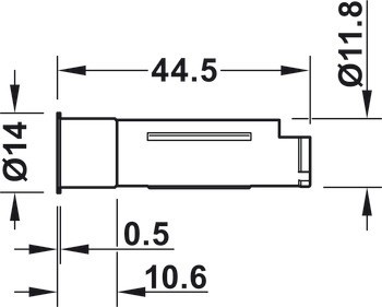 Dveřní senzorový spínač, Häfele Loox nastavitelný, modulární design