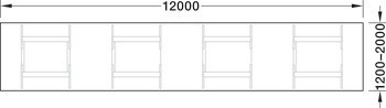 Stolové podnoží, Häfele Officys TE601 Meeting