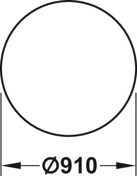 Stropní a stěnový absorbér, Systém Rossoacoustic Pad, model Pad R