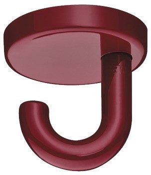 Stropní háček, Polyamid, s 1 háčkem, montáž na strop