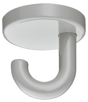 Stropní háček, se 1 háčky, montáž na strop, polyamid