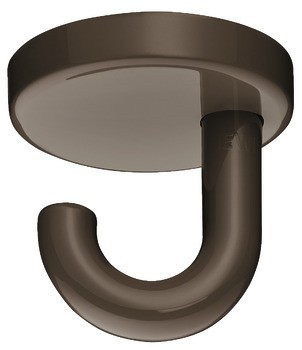 Stropní háček, se 1 háčky, montáž na strop, polyamid