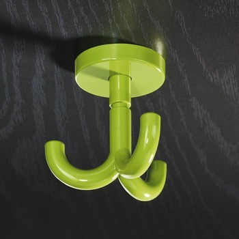 Stropní háček, se 3 háčky, montáž na strop, polyamid