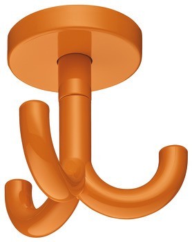 Stropní háček, se 3 háčky, montáž na strop, polyamid