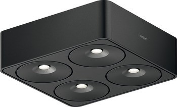 Stropní svítidlo pro povrchovou montáž, Nimbus Q Four Connect ON, 24 V, tunable white